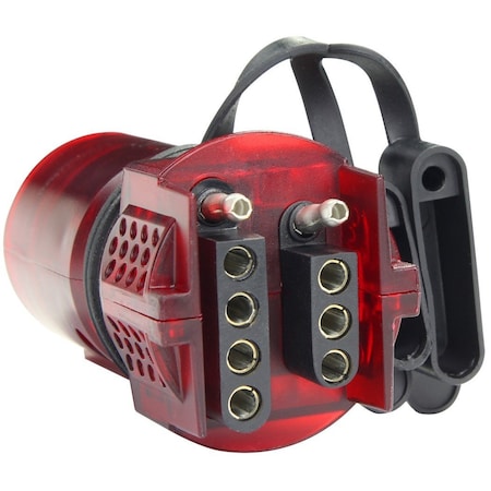 Hopkins 7 - WAY MOLDED CONNECTOR W/ CABLE, 8 (NON-UL) MOL 20047